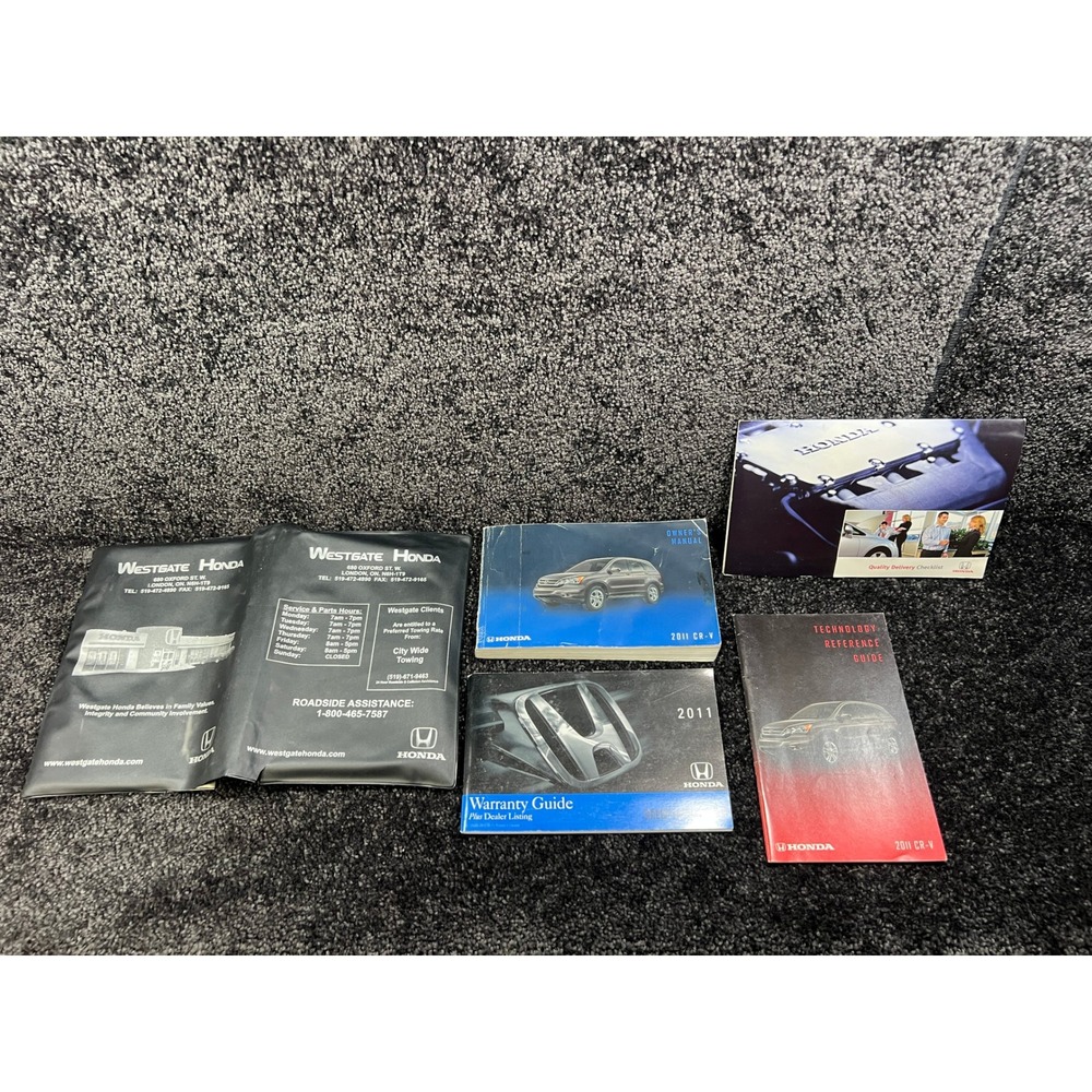 2011 Honda CR-V Owner's Manual Warranty Guide Tech Reference Guide & Checklist